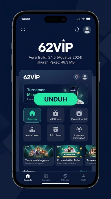 Tampilan halaman APK 62vip